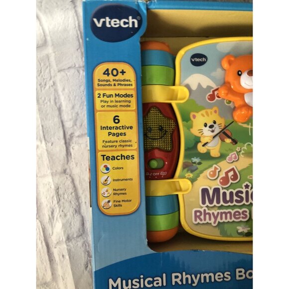 Vtech 🆕 Musical Rhymes Book - Picture 2 of 5
